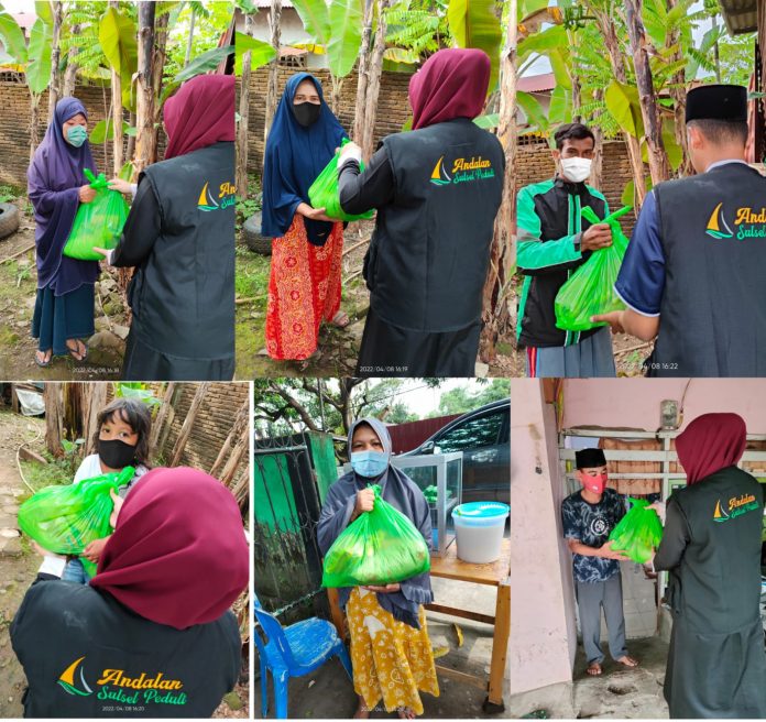 Andalan Sulsel Peduli Door To Door Berbagi 1000 Paket Sembako Andalan Sulsel Peduli Door To Door