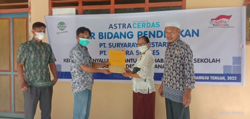 PT. Suryaraya Lestari 2 Dan PT. Bhadra Kembali Salurkan Bantuan Rehab Sekolah