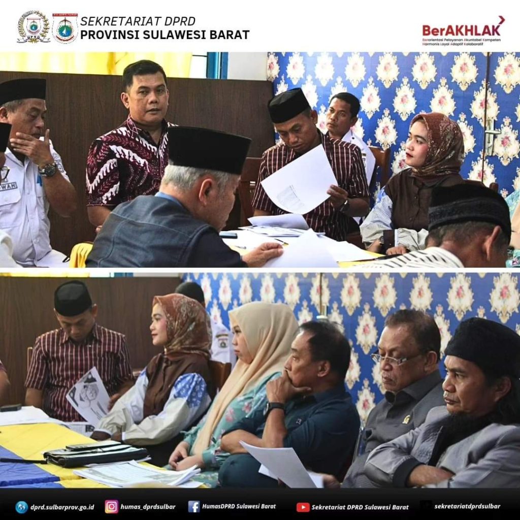 Tim Panja DPRD Sulbar Lakukan Kunjungan dan Evaluasi Kinerja UPTD Pemeliharaan Jalan dan Jembatan di Majene